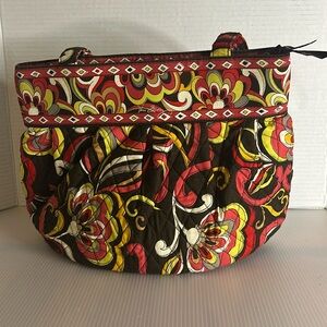 Vera Bradley Shoulder Bag, Retired Puccini Pattern